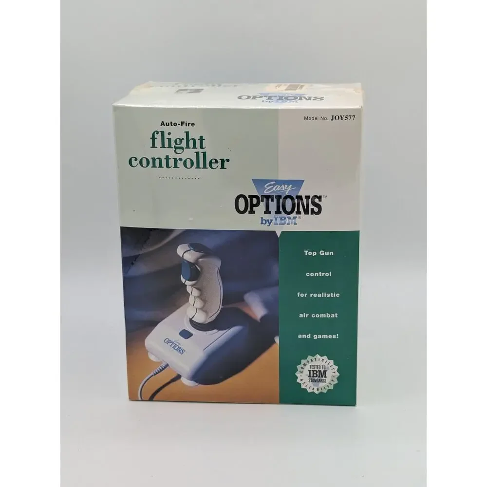Vintage 1993 IBM Easy Options Auto-Fire Flight Controller JOY577 Rare New/Sealed